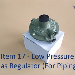 Low Pressure Gas Regulator for piping