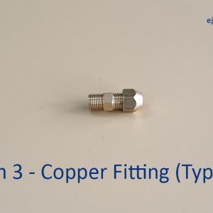 Gas Pipe Copper Fitting Type 2