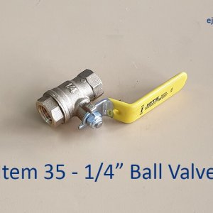 Quarter inch Ball Valve for Gas Pipe