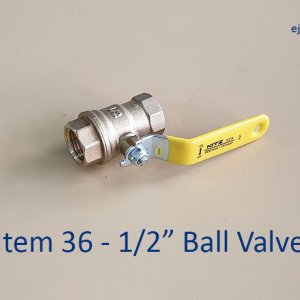 Half inch Ball Valve for Gas Pipe
